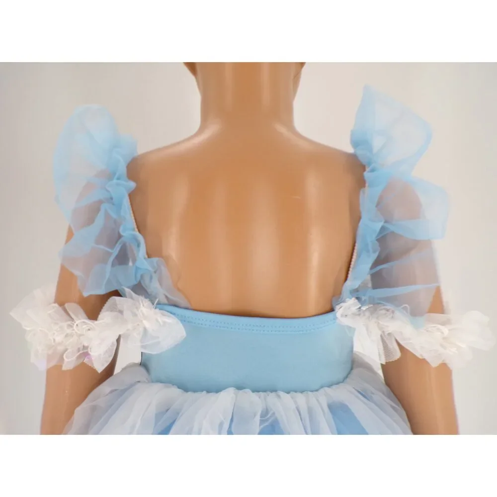 Pre-Owned Dance Costume Curtain Call E249 Small Child Lt Blue Ballet